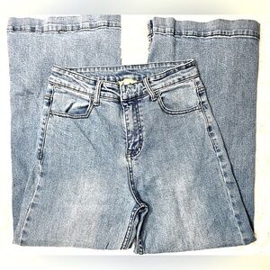 Y2K Gianni Bini High Waisted Wide Leg Denim Jeans Size 5